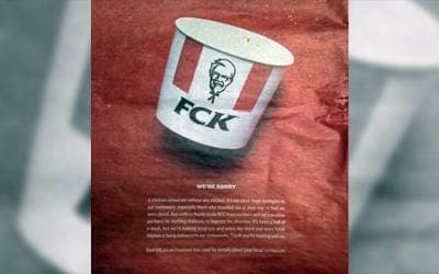 KFC: geniales lecciones de marketing en medio de la crisis